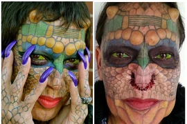 Người chuyển giới cắt tai, xăm mình, nhuộm màu mắt để hóa "Quý cô rồng"