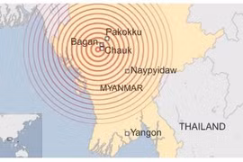 Động đất ở Myanmar, 3 người thiệt mạng