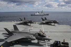 [ẢNH] Mỹ lần đầu triển khai F-35B xuất kích từ tàu sân bay Anh