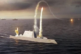 Mỹ sẽ trang bị tên lửa siêu thanh cho tàu khu trục lớp Zumwalt