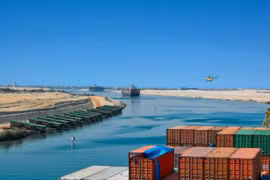 Ai Cập bắt đầu hoạt động mở rộng kênh đào Suez