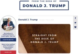 Ông Donald Trump trở lại nền tảng trực tuyến