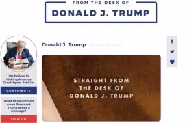 Ông Donald Trump trở lại nền tảng trực tuyến