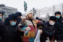 [ẢNH] Biểu tình ở Nga đòi thả lãnh đạo đối lập Alexei Navalny