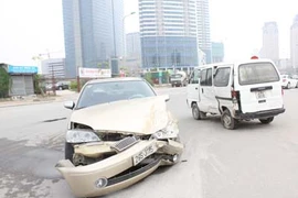 Hiện trường của vụ va chạm