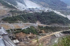 Thuỷ điện Bản Vẽ có nguy cơ bị vùi lấp vì mưa lớn và lở đất