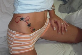 Xăm hình độc “chỗ hiểm” mới xứng là kiều nữ!