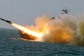 Triều Tiên tập bắn đạn thật quy mô lớn 