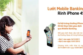 Lướt Mobile Banking - Rinh iPhone 4S