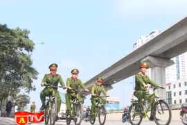 Những vòng xe quay đều tuần tra đảm bảo an ninh trật tự