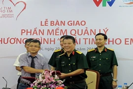 Quản lý chương trình “Trái tim cho em” bằng phần mềm