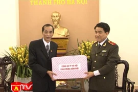 CATP chúc Tết Viện kiểm sát và TAND TP.Hà Nội