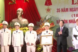 Tổng cục Chính trị CAND đón nhận Huân chương Quân công hạng Nhất