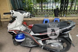 Cảnh sát 141 phát hiện chiếc xe AirBlade bị kẻ gian ‘phù phép’, rồi đưa từ Nam ra Bắc