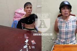 [CLIP] Cặp đôi nam nữ đầy tiền án lộ bọc ma túy đủ loại tại chốt 141