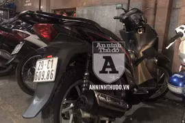 Đi xe máy SH lắp biển 'tráo đổi', người phụ nữ vẫn bị lộ tại chốt 141