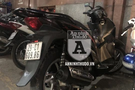 Đi xe máy SH lắp biển 'tráo đổi', người phụ nữ vẫn bị lộ tại chốt 141