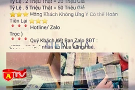 Cảnh giác với tội phạm lừa đảo rao bán tiền giả trên mạng xã hội