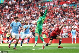 Sai lầm ngớ ngẩn của hàng thủ Man City ở chung kết FA Cup