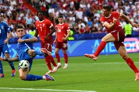 Thụy Sĩ xuất sắc biến Italia thành cựu vương EURO