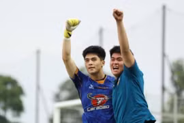 Thủ môn U22 Việt Nam báo tin vui cho HLV Kim Sang-sik