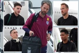 Chùm ảnh tuyển Anh sành điệu tới Đức chinh phục EURO 2024