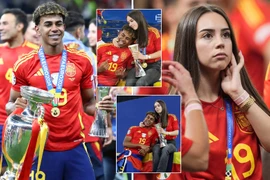 Thần đồng Yamal ăn mừng vô địch cùng bạn gái xinh đẹp