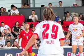 Tuyển nữ Việt Nam thua trắng RB Leipzig