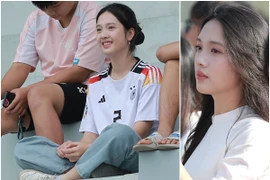 Nữ sinh có tên như Hoa hậu thu hút sự chú ý ở giải bóng đá THPT Hà Nội