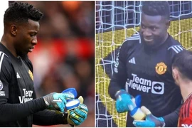 Vì sao thủ môn MU Onana dùng mỹ phẩm ở trận gặp Liverpool?