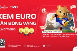 Bất ngờ món quà giá trị dành cho người hâm mộ xem EURO 2024 trên TV360