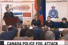 Cảnh sát Canada phá vỡ âm mưu tấn công khủng bố 
