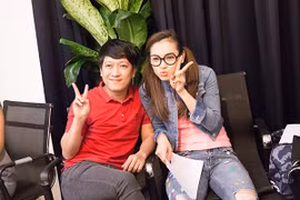 Trường Giang "hành"Jolie Phương Trinh "tới bến" tại buổi casting phim mới