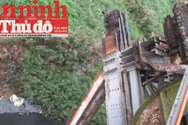 Cận cảnh cầu Long Biên bị gỉ, mọt, nguy cơ mất an toàn giao thông