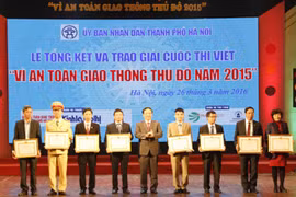 203.368 bài dự thi "Vì An toàn giao thông Thủ đô" năm 2015