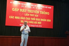 Gặp mặt truyền thống các nhà báo cao tuổi ​
