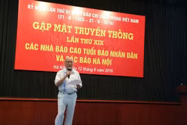 Gặp mặt truyền thống các nhà báo cao tuổi ​