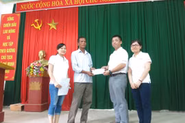 Honda Việt Nam ủng hộ 1,3 tỷ đồng cho đồng bào lũ lụt