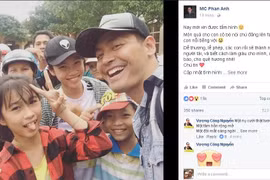 Hơn 16 tỷ đồng tiếp tục "đổ" về tài khoản của Phan Anh ủng hộ người dân miền Trung