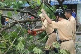 Chủ tịch nước gửi thư khen lực lượng Công an, Quân đội trong chống bão