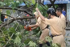 Chủ tịch nước gửi thư khen lực lượng Công an, Quân đội trong chống bão