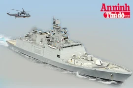 [Infographic] Sức mạnh khủng khiếp của khu trục hạm Ấn Độ vừa ghé thăm Việt Nam