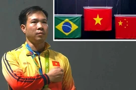 Trào dâng xúc động khi Quốc kỳ Việt Nam được kéo lên tại Olympic