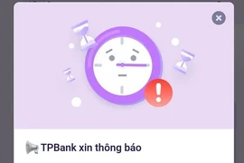 Ngân hàng điện tử bị “treo”, TPBank nói đã “khoanh vùng được sự cố”