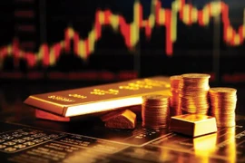 Đầu giờ sáng, giá vàng tăng dựng đứng, chứng khoán đỏ sàn