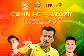 LPBank đồng tổ chức trận giao hữu đỉnh cao giữa các huyền thoại bóng đá Brazil và CLB Bóng đá Công an Hà Nội 