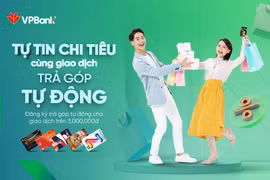 Linh hoạt tự động trả góp cùng thẻ tín dụng VPBank