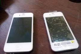 Tráo điện thoại mô hình lấy iPhone 4