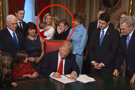 Những khoảnh khắc ấn tượng của đại gia đình Tổng thống Donald Trump trong ngày nhậm chức