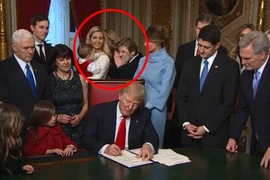 Những khoảnh khắc ấn tượng của đại gia đình Tổng thống Donald Trump trong ngày nhậm chức